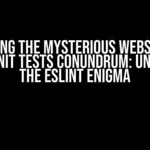 Solving the Mysterious WebStorm Jasmin Unit Tests Conundrum: Unraveling the ESLint Enigma